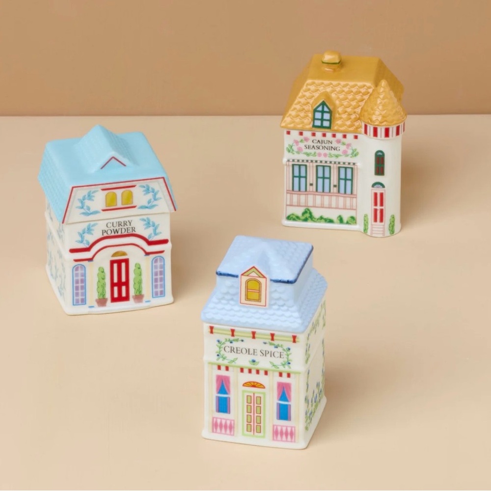 Lenox Spice Village 3-Piece French Quarter Spice Jar Set - 2026 - New in Box!